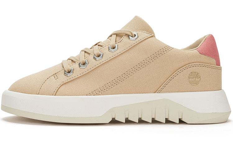 Timberland Anti-Slip Wear-Resistant Low-Top Canvas Shoes Women's Brown