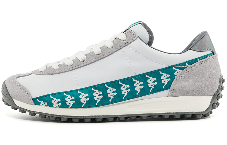 Kappa Anti-Slip Wear-Resistant Low-Top Casual Running Shoes Unisex Cool Gray Tranquil Gray