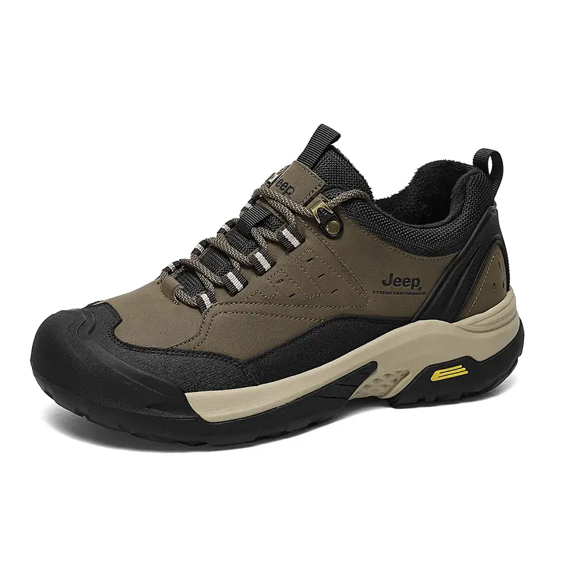 Jeep Low Top Hiking Shoes Men's Khaki
