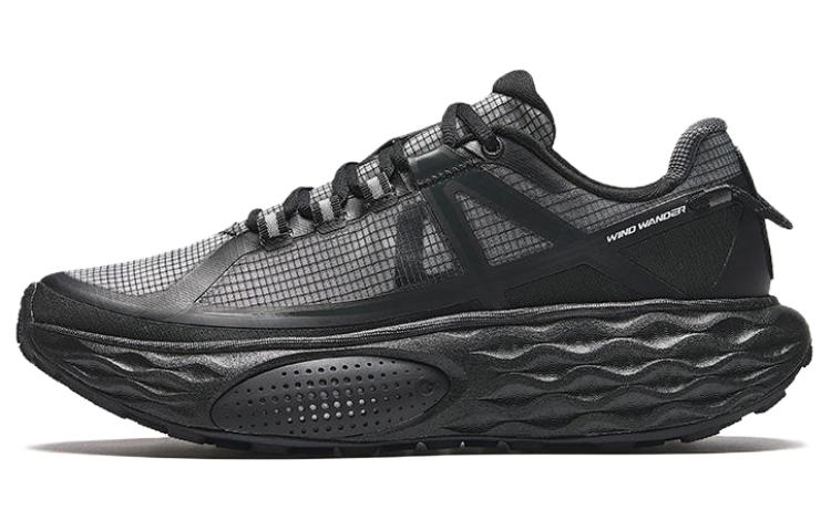 Anta Champion Series Cushioning Abrasion Resistant Breathable Low top Running Shoes Women's Black
