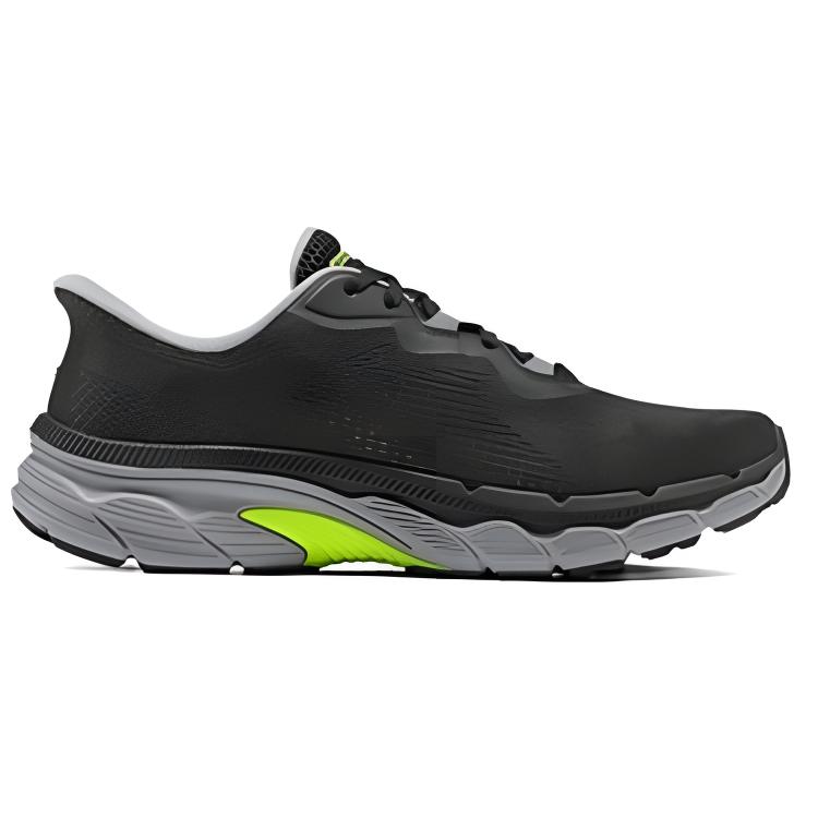 Skechers MEN'S GO Abrasion Resistant Breathable Low Top Casual Running Shoes Men's Black Gray купить в интернет-магазине Yoocart с быстрой доставкой по России.