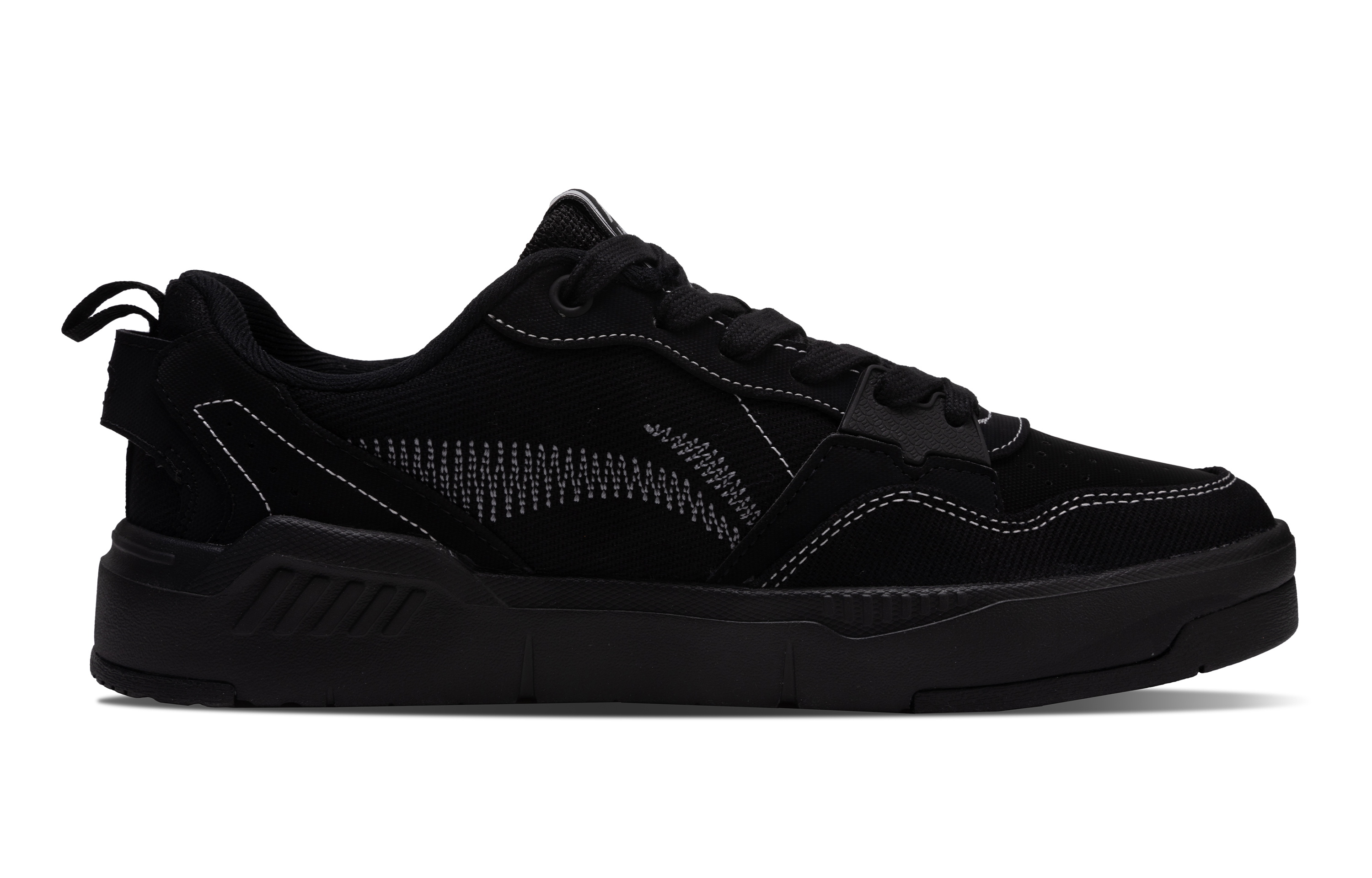 LiNing Yuan Chu Slip Resistant Shock Absorbers With Abrasion Resistant Properties Low Top Skateboard Shoes Men's Black купить в интернет-магазине Yoocart с быстрой доставкой по России.
