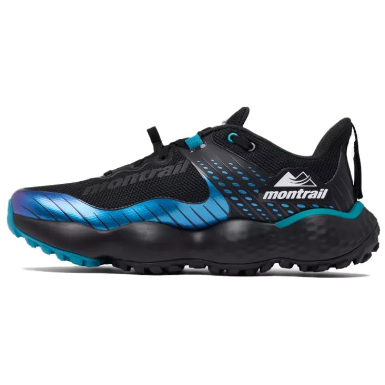 Columbia Montrail Cushioning Anti-Slip And Wear-Resistant Low-Top Trail Running Y2k Running Shoes Men's Black Blue