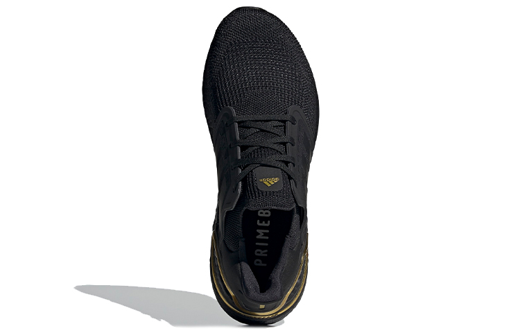 Adidas Ultra Boost 20 Core Black Gold Metallic