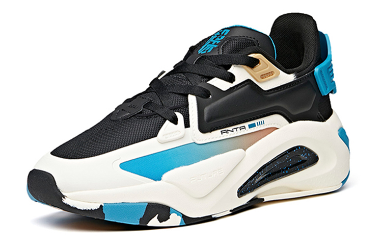 Anta Life Collection Super Body Abrasion Resistant Breathable Low top Skateboard Shoes Men's Black Blue купить в интернет-магазине Yoocart с быстрой доставкой по России.