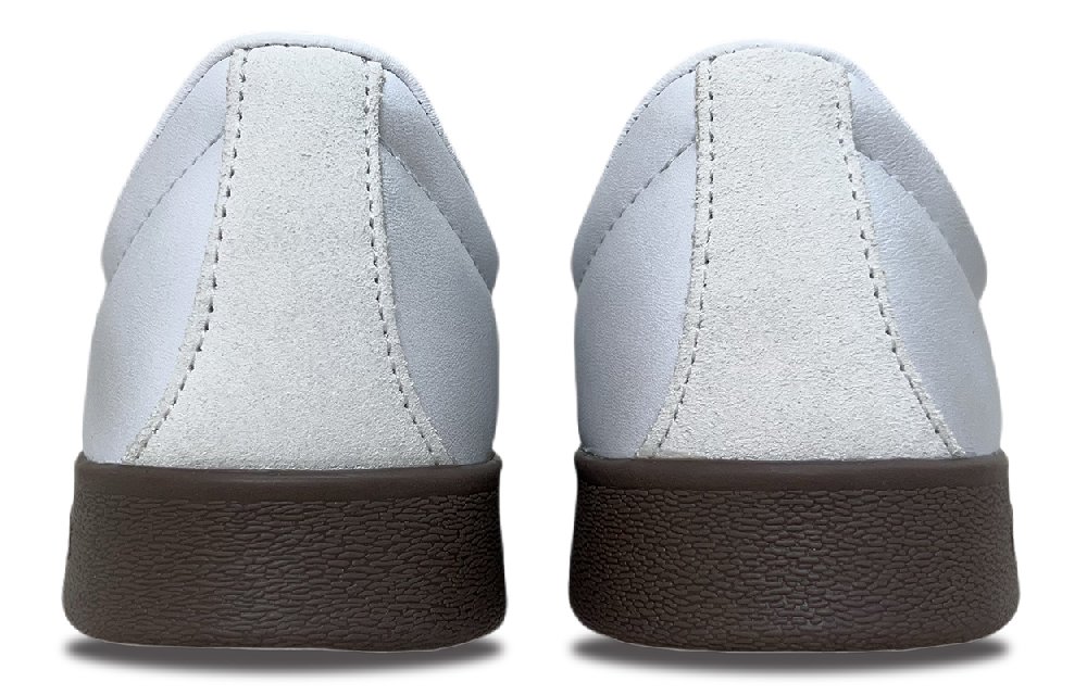 Adidas Neo Vl Court 3.0 Coverage Waterproof Low Top Skateboard Shoes Unisex Silver