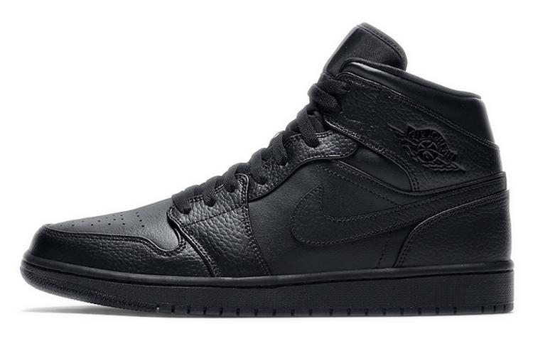 Air Jordan 1 Mid 'Triple Black' 2020