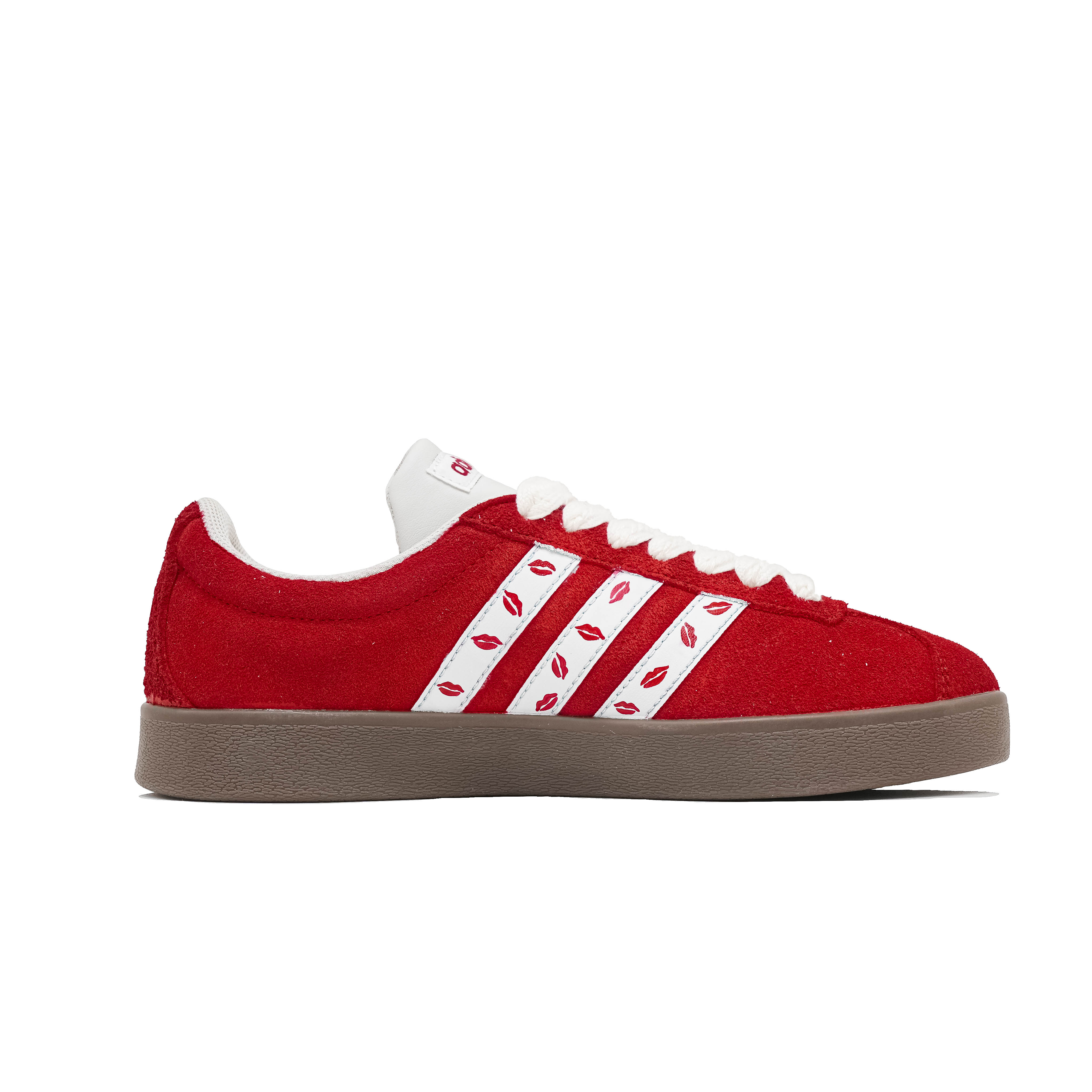 Adidas VL COURT 2.0 Abrasion Resistant Low Top Skateboard Shoes Unisex White Red купить в интернет-магазине Yoocart с быстрой доставкой по России.