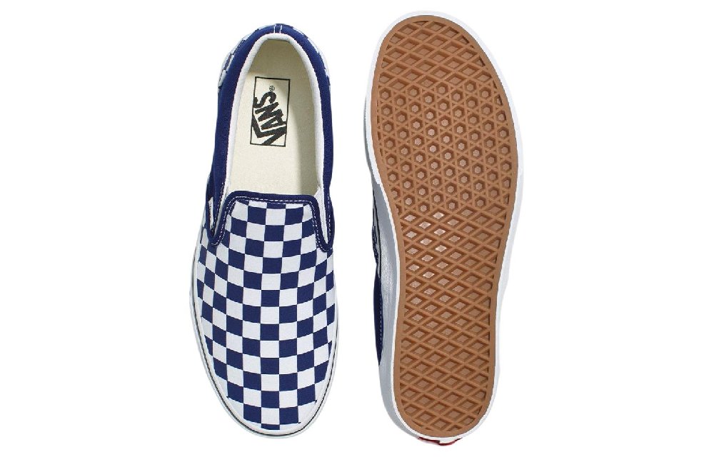 Vans Classic Slip On 'Checkerboard Beacon Blue'