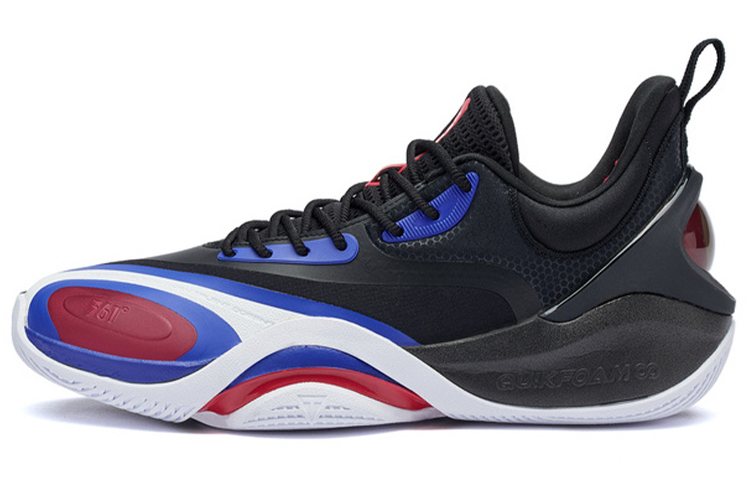361° Basketball Shoes Men Low-Top Black/Blue
