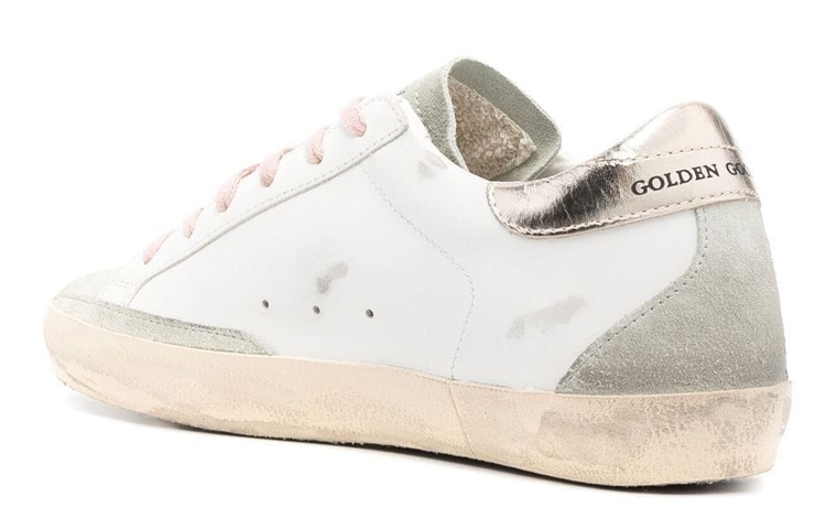 Golden Goose Super Star White Silver Ice Blue Women's