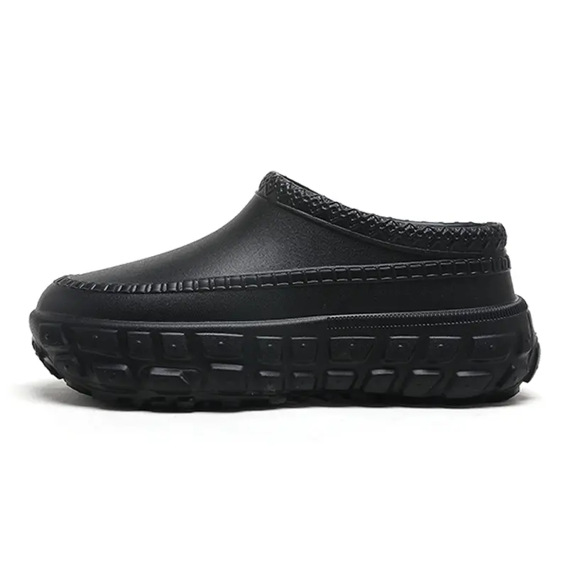 Jeep Closed Toe Slippers Unisex Black