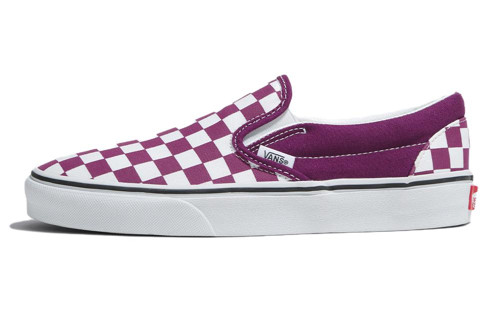 Vans Classic Slip On Checkerboard 'Purple' Women's