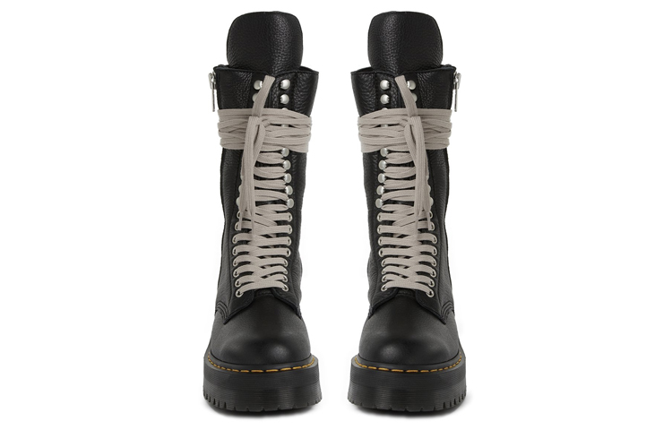 Dr. Martens Dr.Martens X Rick Owens 1918 Leather Lace Up Platform Boots 'Black' купить в интернет-магазине Yoocart с быстрой доставкой по России.