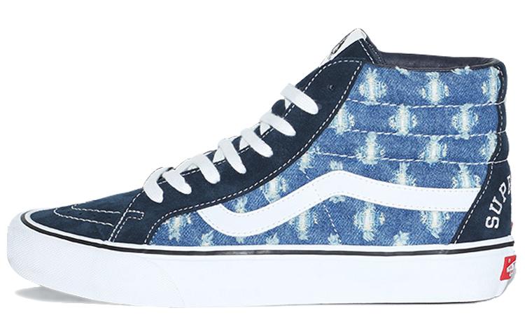 Vans Sk8 Hi Supreme Hole Punch Denim Blue