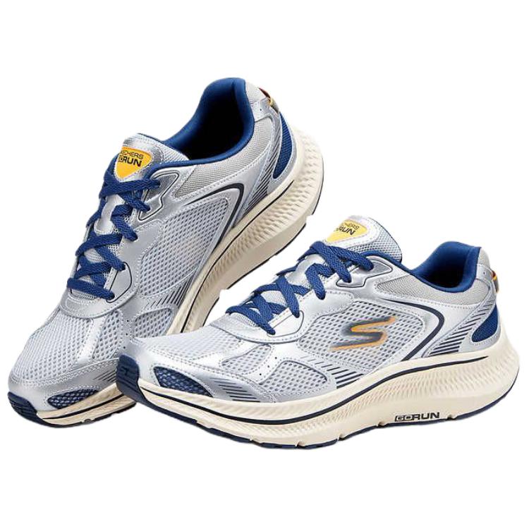 Skechers MEN'S GO Low Top Casual Running Shoes Men's Gray Blue