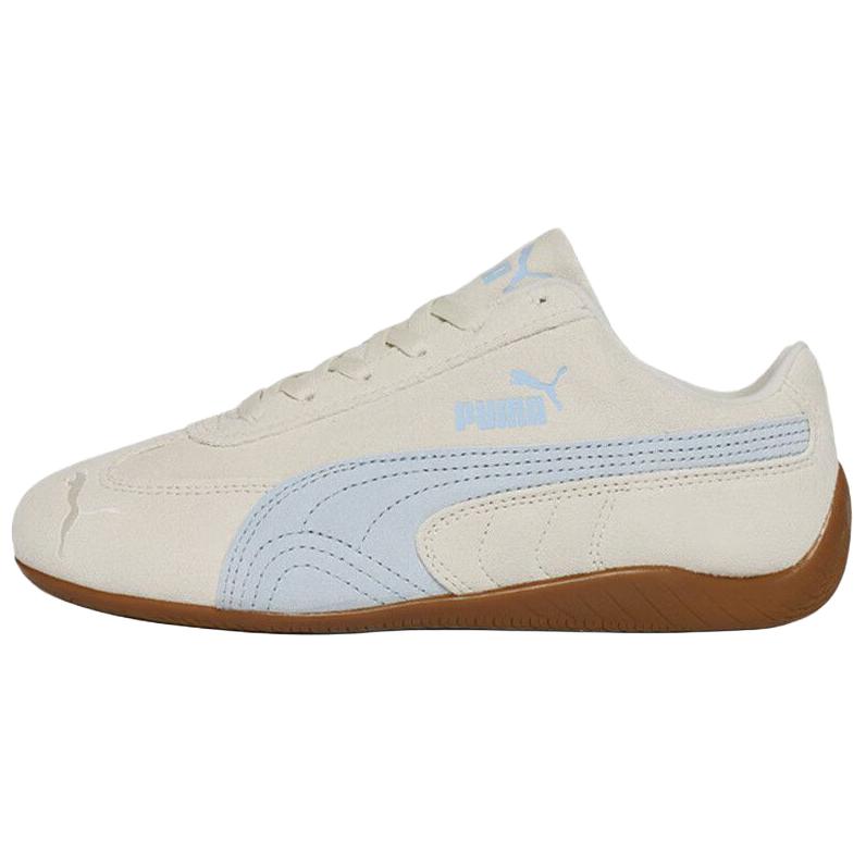PUMA Speedcat Breathable Low Top Casual Shoes Unisex Beige Blue