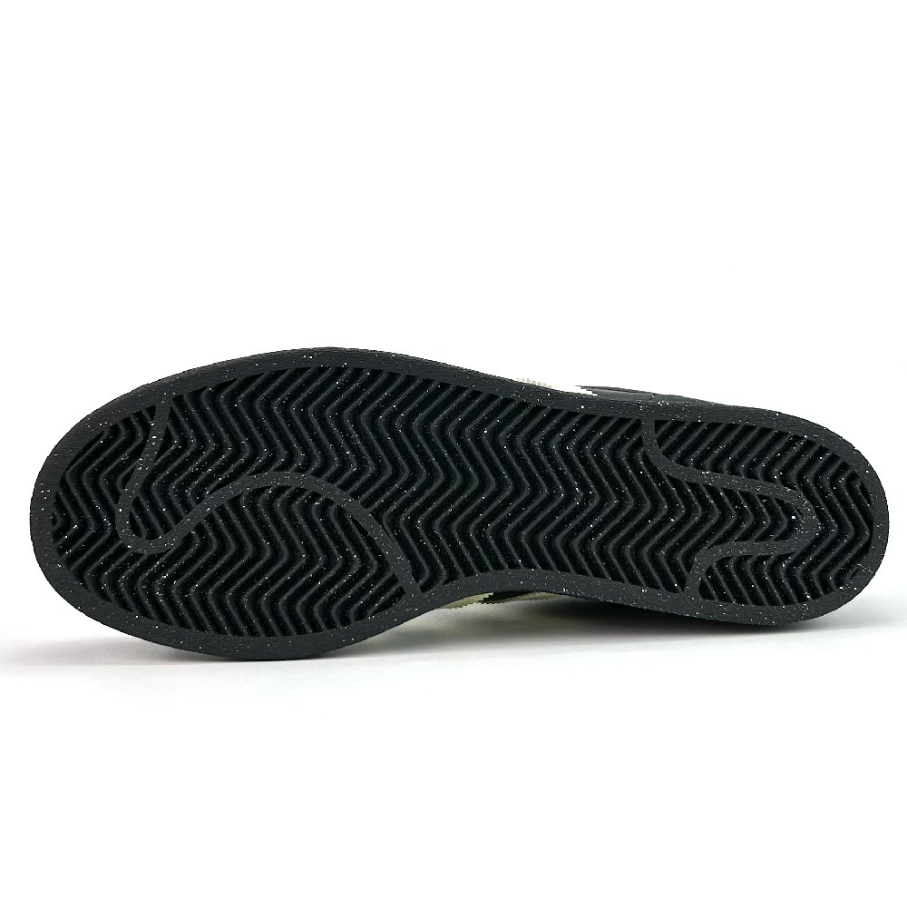 Adidas Originals SUPERSTAR Anti Slip Wear Resistant Low Top Skateboard Shoes Unisex Black Yellow