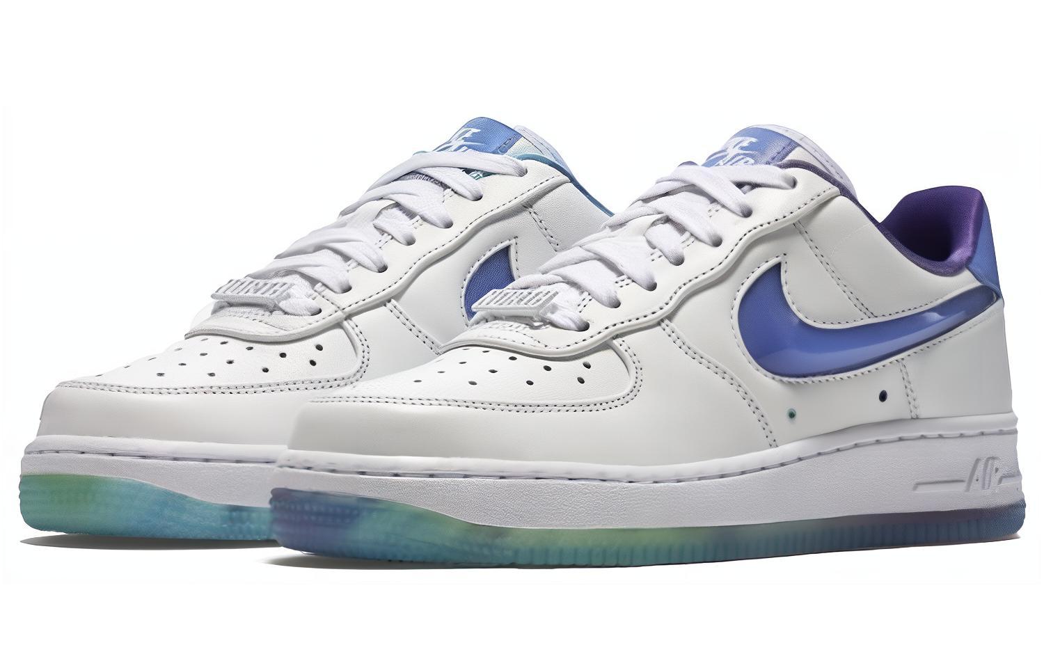Nike Air Force 1 Skateboard Shoes Women's Low-Top White/Purple купить в интернет-магазине Yoocart с быстрой доставкой по России.