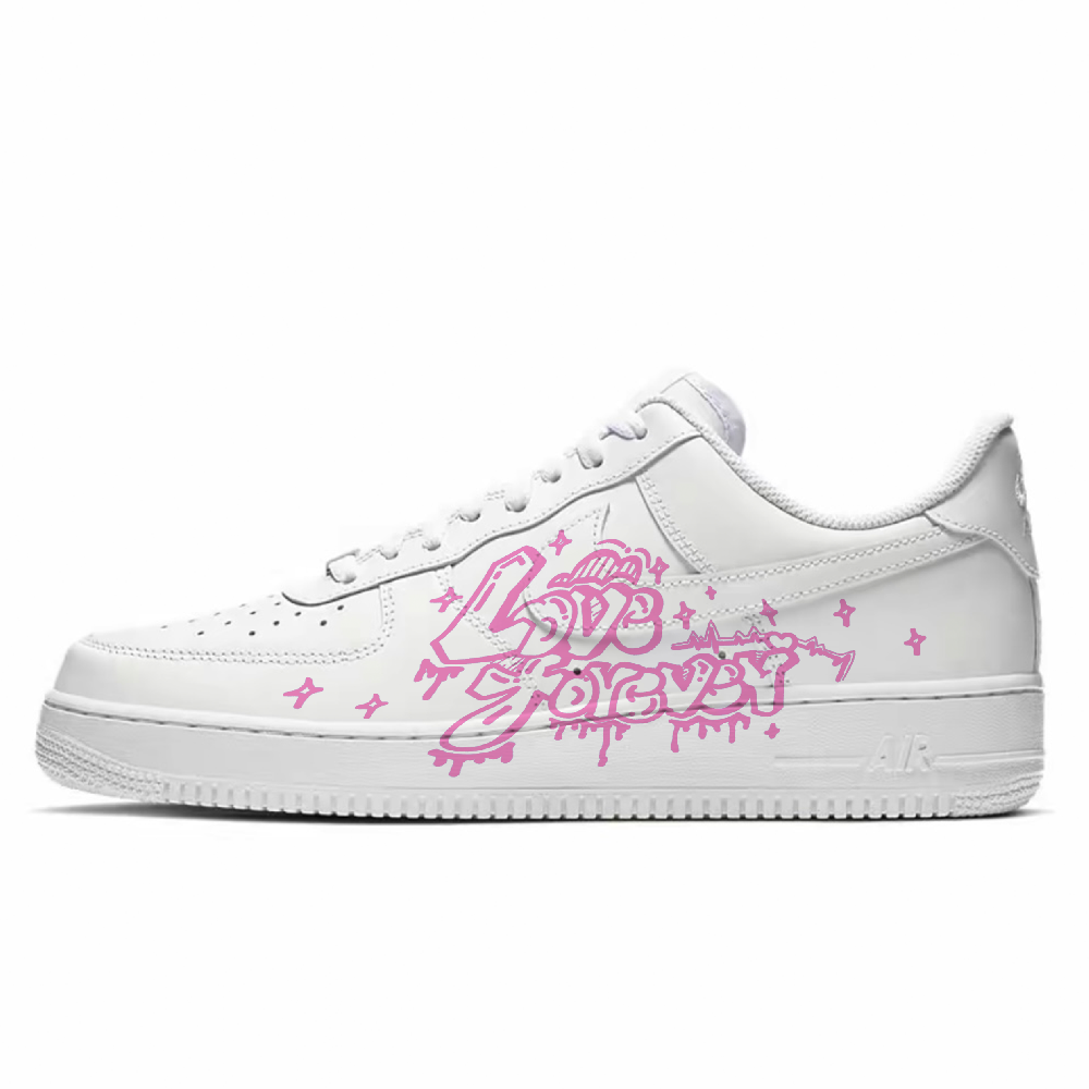 Nike Air Force 1 Anti Slip Wear Resistant Low Top Skateboard Shoes Unisex White