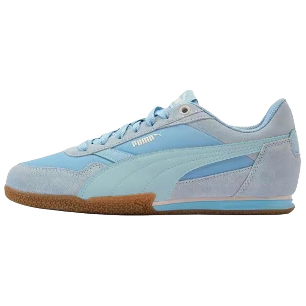 PUMA BELLA DONNA Blue Repainted Shock Absorbers Low Top Skateboard Shoes Women's Blue