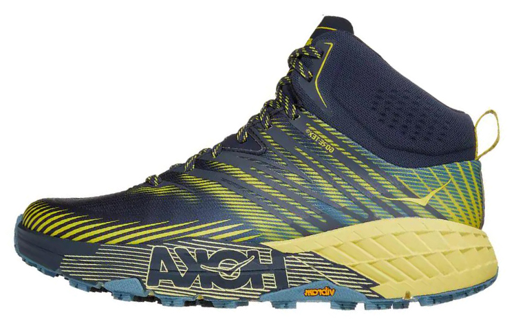 HOKA ONE ONE Speedgoat Mid Gore Tex 2 Ombre Blue Yellow