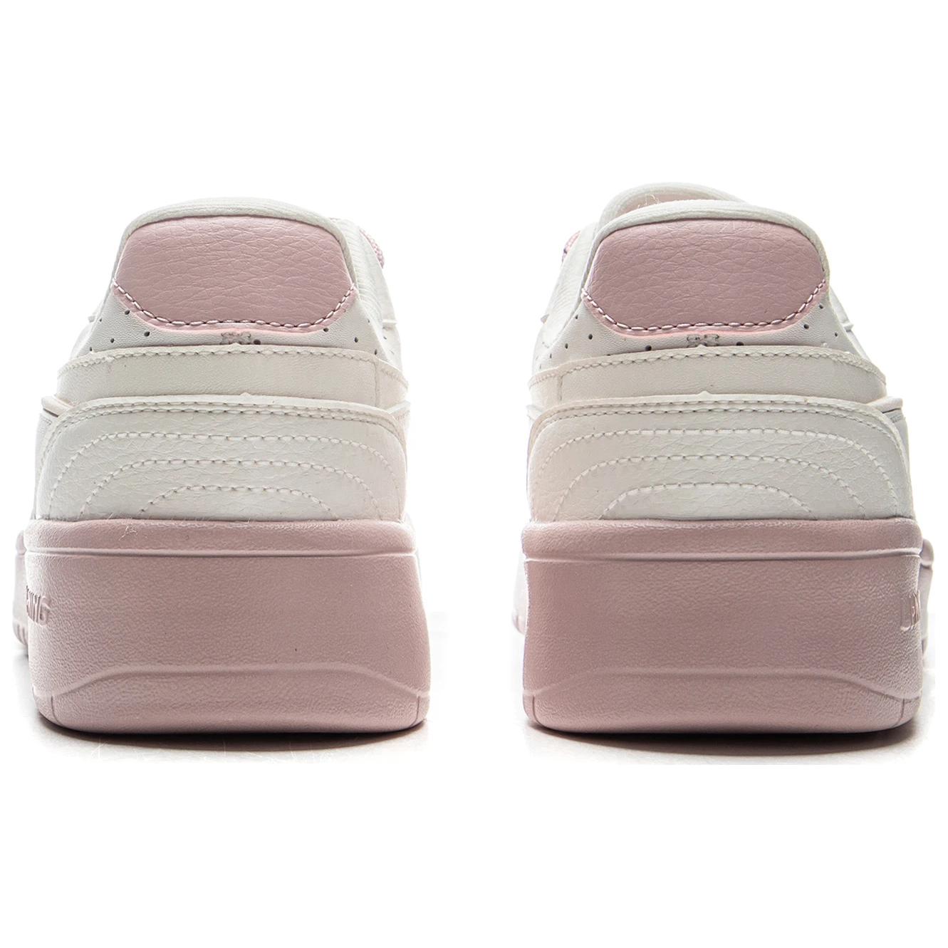 LiNing Acer Truncatum Anti Slip Wear Resistant Low Top Casual Shoes Women's White Pink купить в интернет-магазине Yoocart с быстрой доставкой по России.