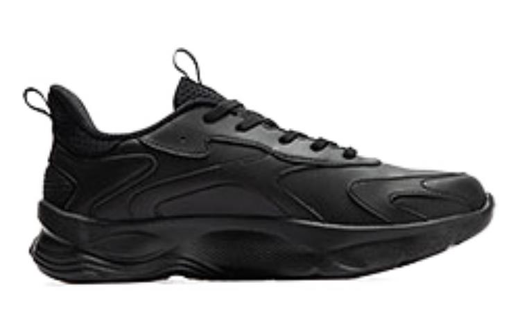 361° Water-Resistant Lightweight Low-Top Running Shoes Men's Obsidian Black/Obsidian Black