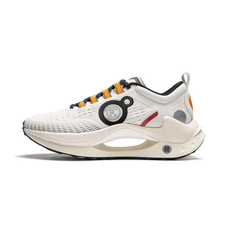 LiNing Jueying CRC Cushioned Slip-Resistant Low-Top Casual Shoes Men's Ivory