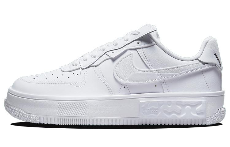 Nike Air Force 1 Low Fontanka Triple White Multi Color Swoosh Women's