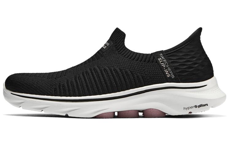 Skechers GO WALK 7 Cushioning Breathable Support Lightweight Rebound Low-Top Casual Shoes Women's Black White Pink
