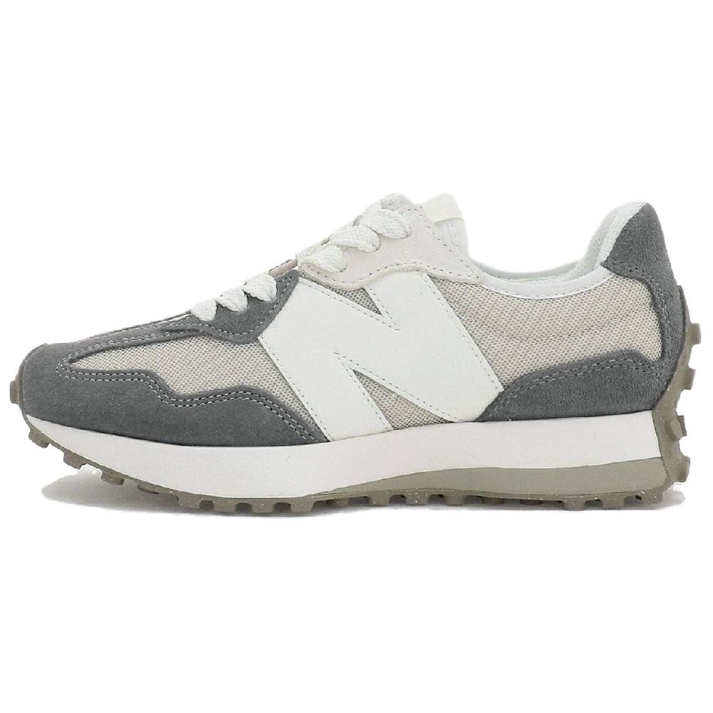 New Balance NB 327 Abrasion Resistant Low Top Running Shoes Unisex Gray White