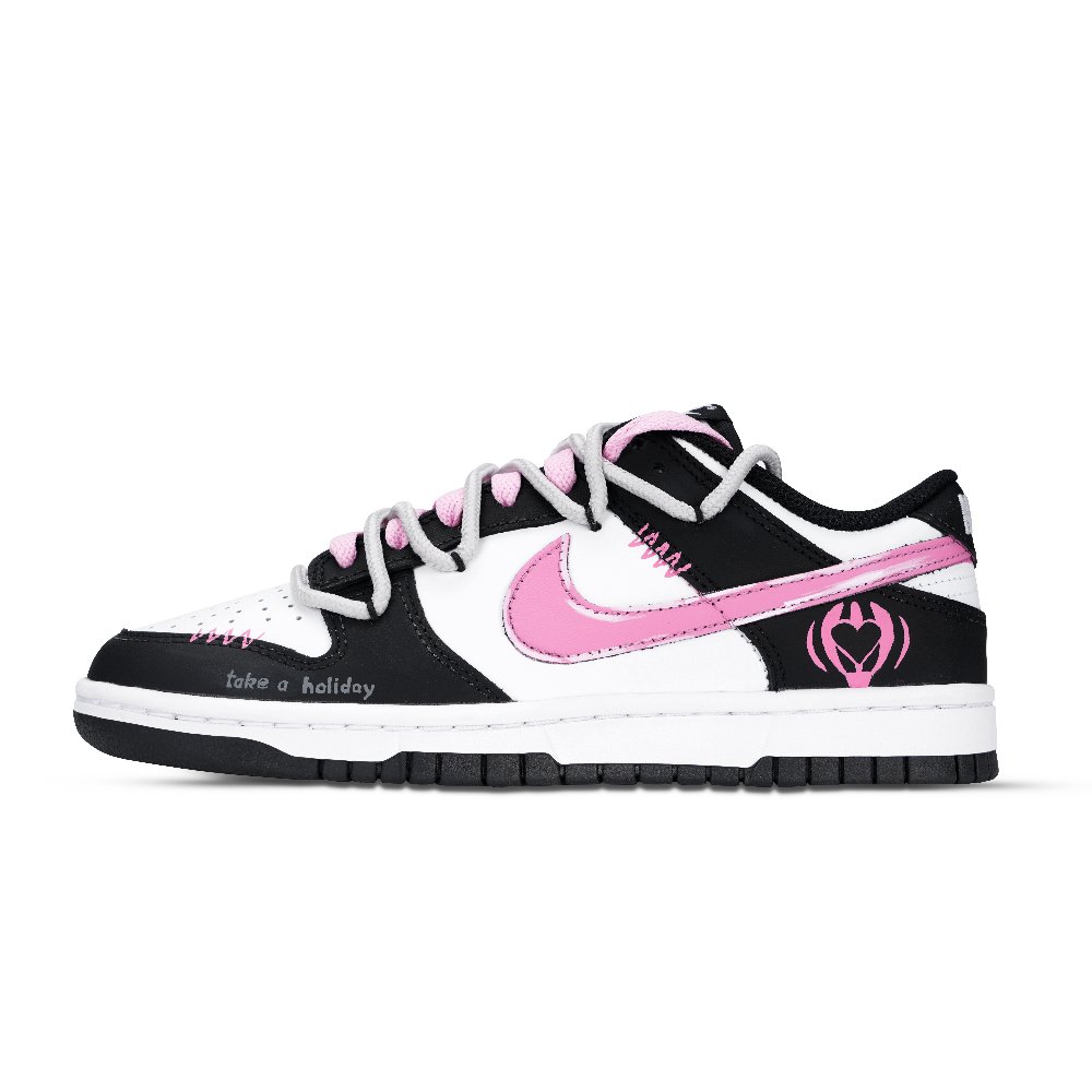 Nike Dunk Anti Slip Wear Resistant Low Top Skateboard Shoes Unisex Black