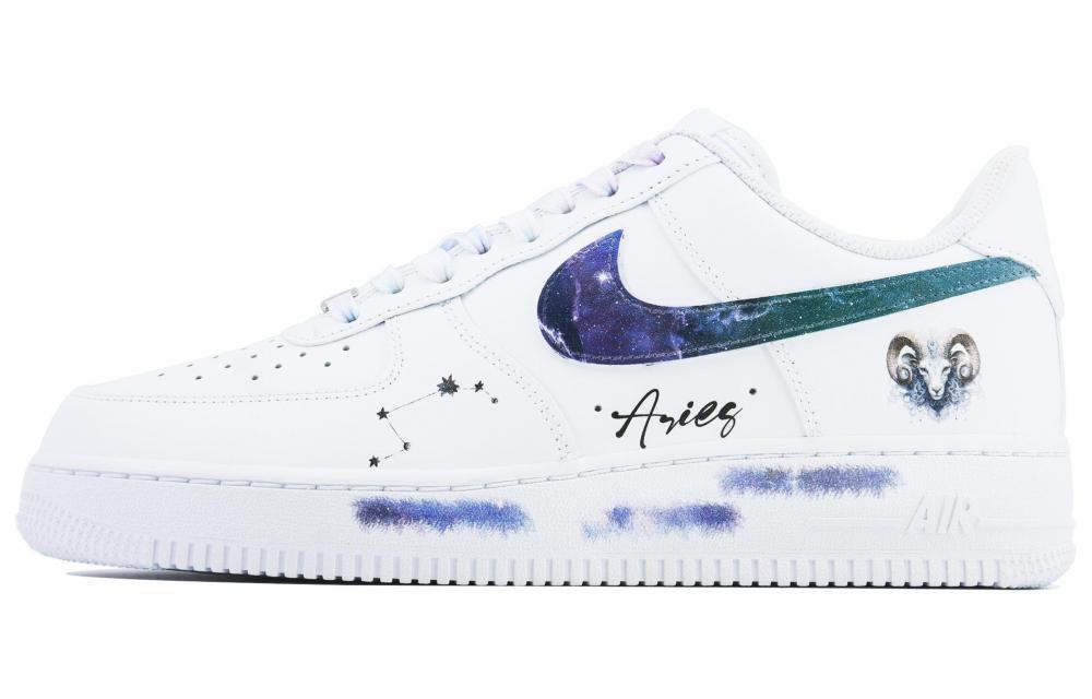 Nike Air Force 1 White SDS Low-Top Skateboard Shoes Men's White