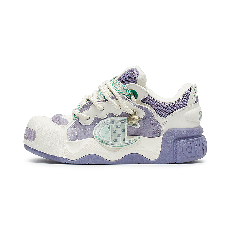 Champion Puff Head Shoes AutoSkate V1 Low-Top Skateboard Shoes Women's Galaxy Lilac Purple/Milk White купить в интернет-магазине Yoocart с быстрой доставкой по России.