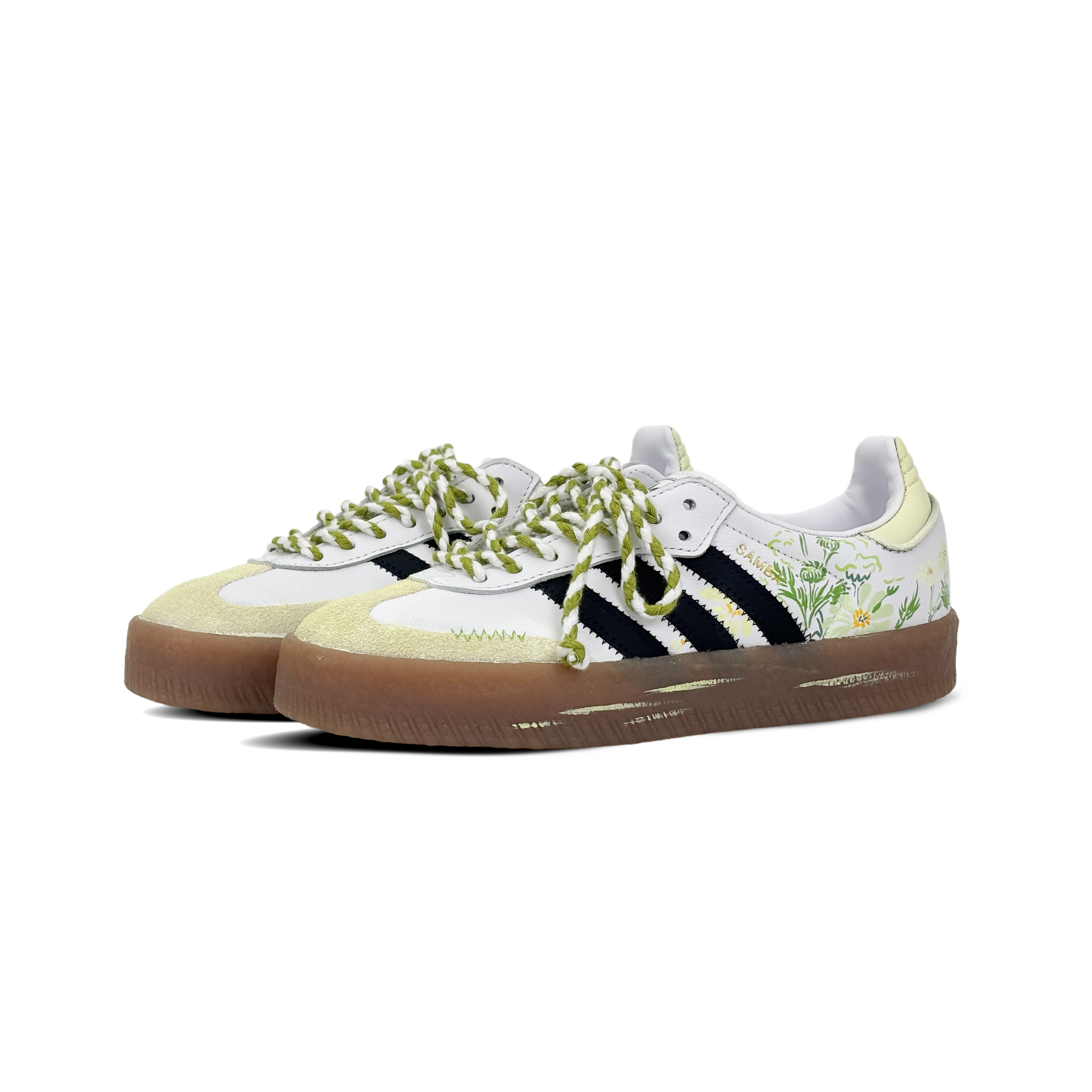 Adidas Originals SAMBAE Skateboard Shoes Women's White Green купить в интернет-магазине Yoocart с быстрой доставкой по России.