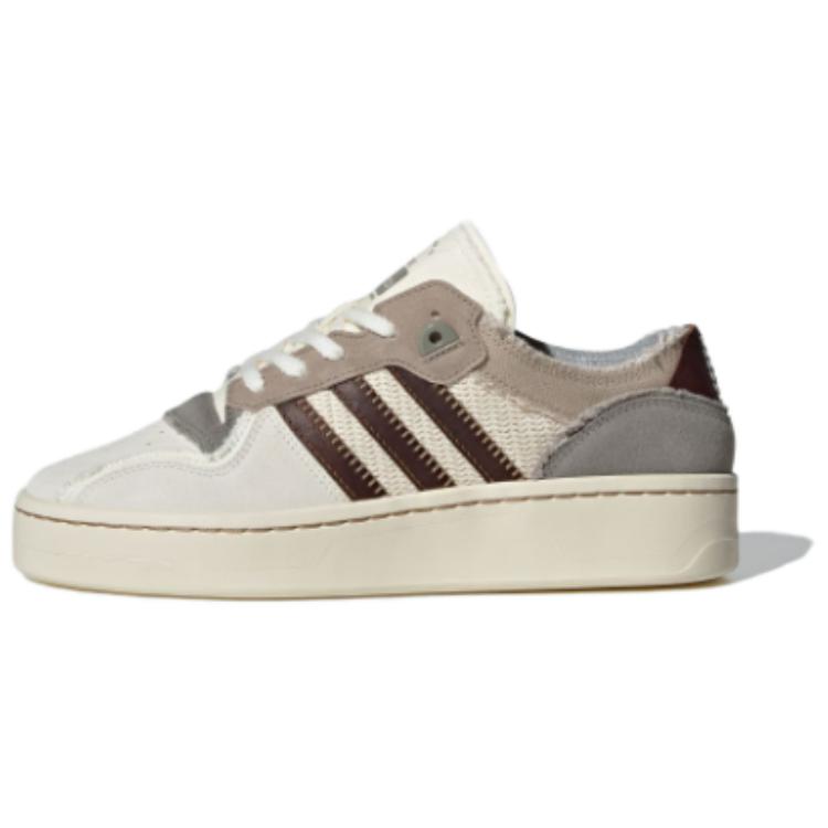 Adidas Originals Rivalry Anti-Slip Wear-Resistant Low-Top Skateboard Shoes Unisex Beige Brown