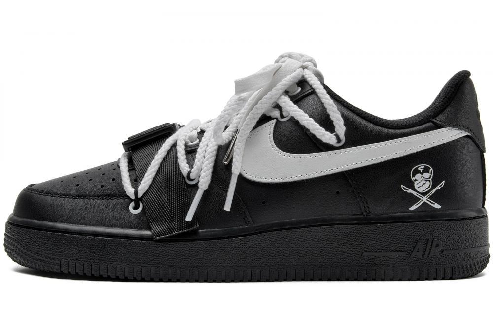 Nike Air Force 1 Wear-Resistant Balance Low-Top Skateboard Shoes Unisex Black White