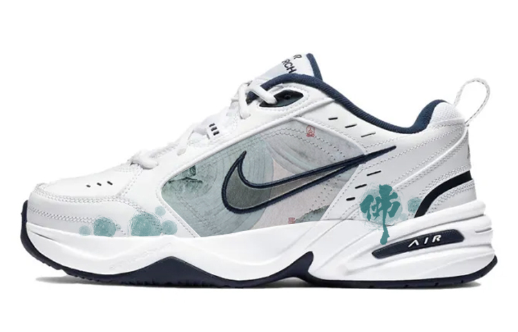 Nike Air Monarch 4 Chunky Sneakers Unisex Low top White/Blue