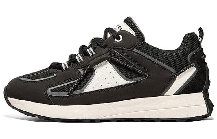 Skechers Street Keds Retro Sports Cushioning Anti-Slip And Wear-Resistant Low-Top Casual Shoes Women's Black White