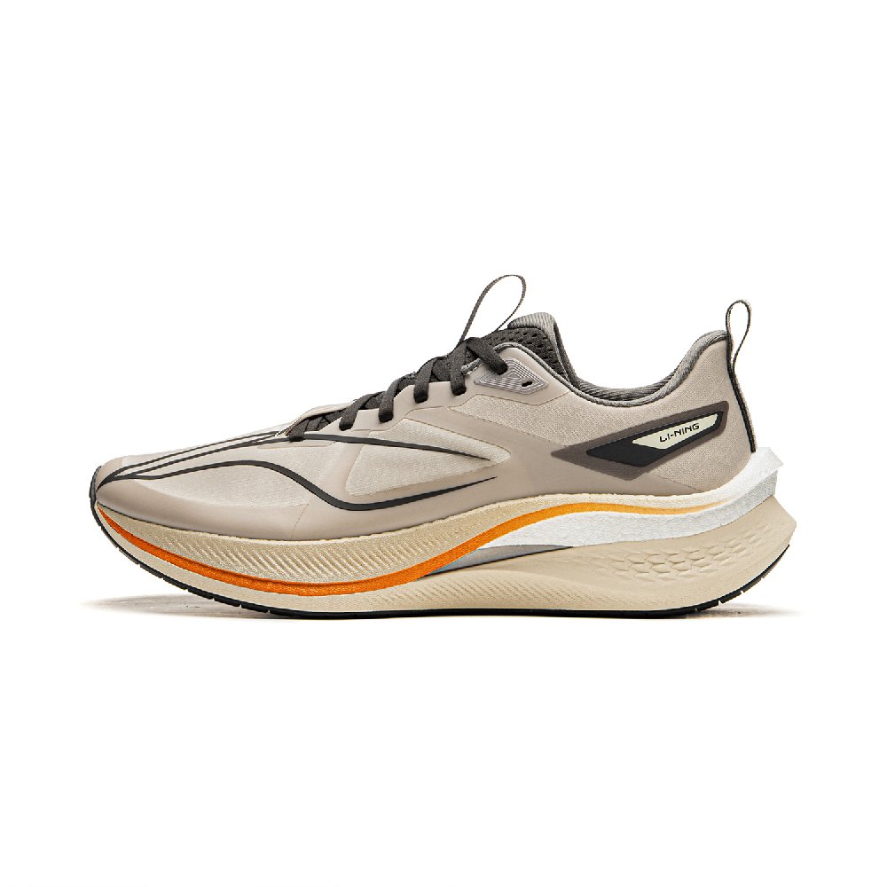 LiNing Red Hare 7 Pro Shock Absorbers Slip Resistant Low top Running Shoes Men's Brown