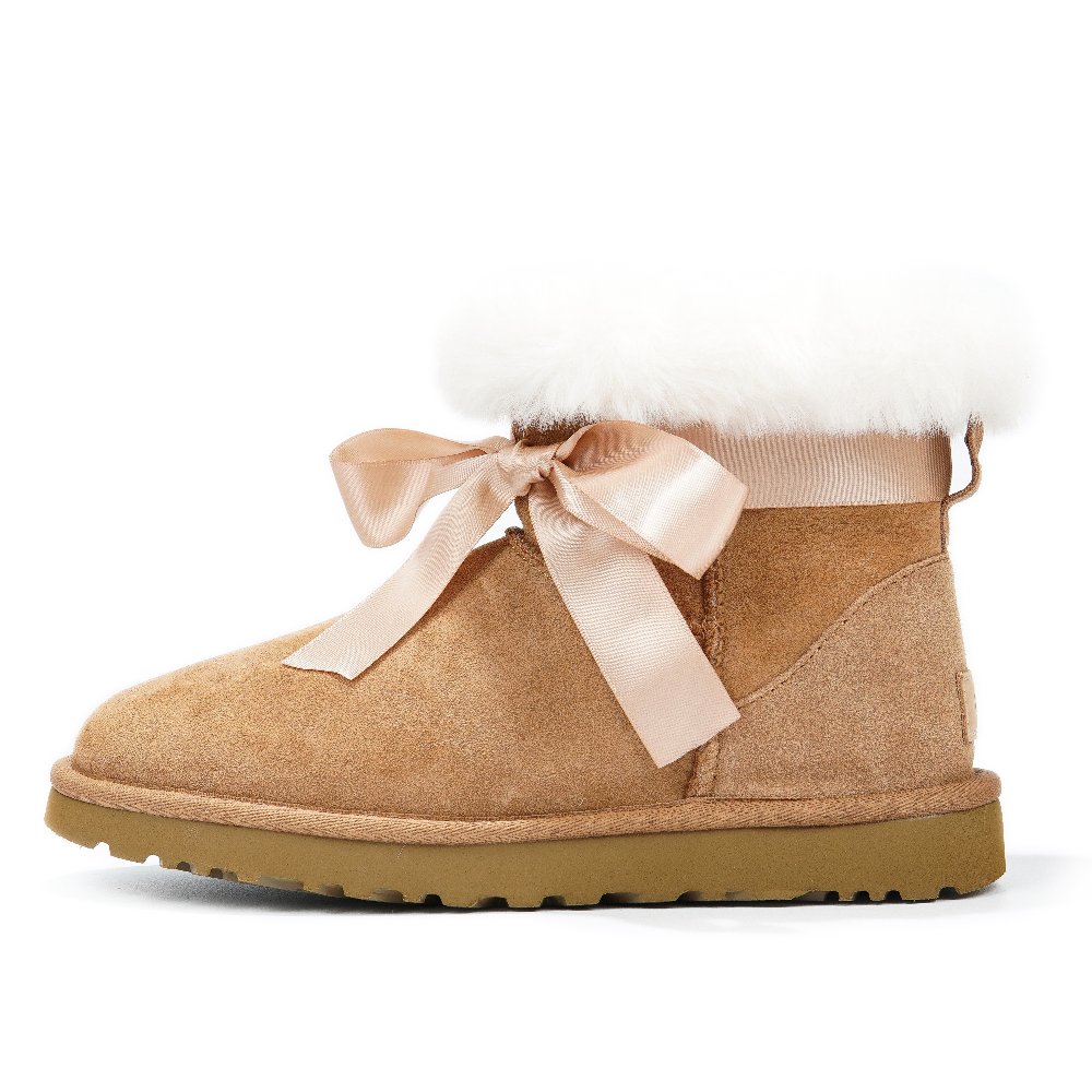UGG CLASSIC MINI Short Snow Boots Women's Brown