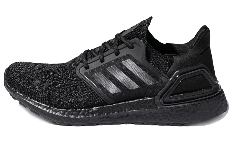 Adidas Ultra Boost 20 Triple Black Red Fluo