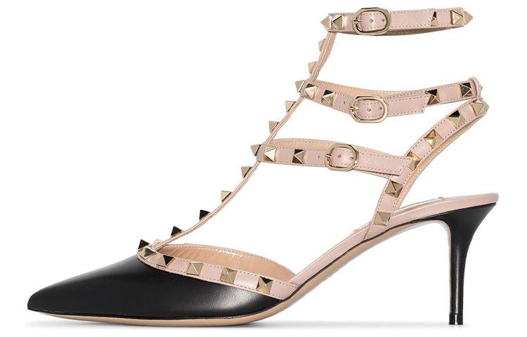 Valentino Garavani Rockstud 70mm Patent Pumps