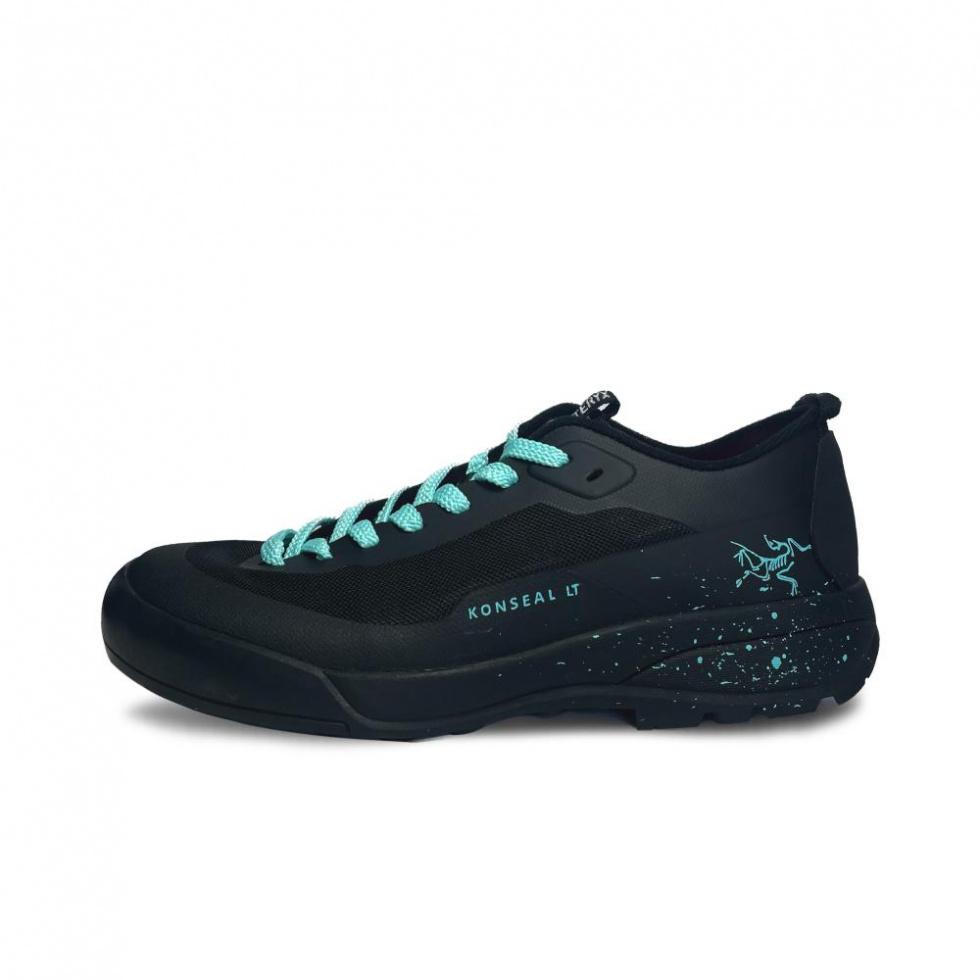 Arcteryx Konseal Lt Breathable Moisture Wicking Coverage Low Top Running Shoes Unisex Black Blue