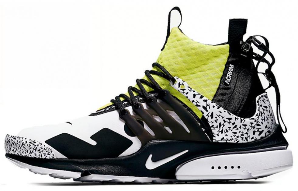 Nike Air Presto Mid Acronym Dynamic Yellow