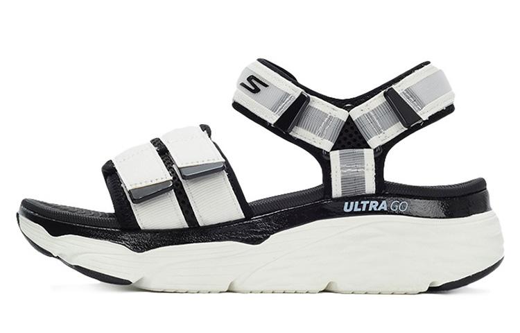 Skechers Max Cushioning Beach Sandals Women's White Black
