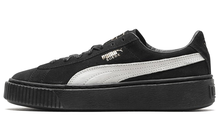 PUMA Suede Skate Shoes 'Black White' Women's