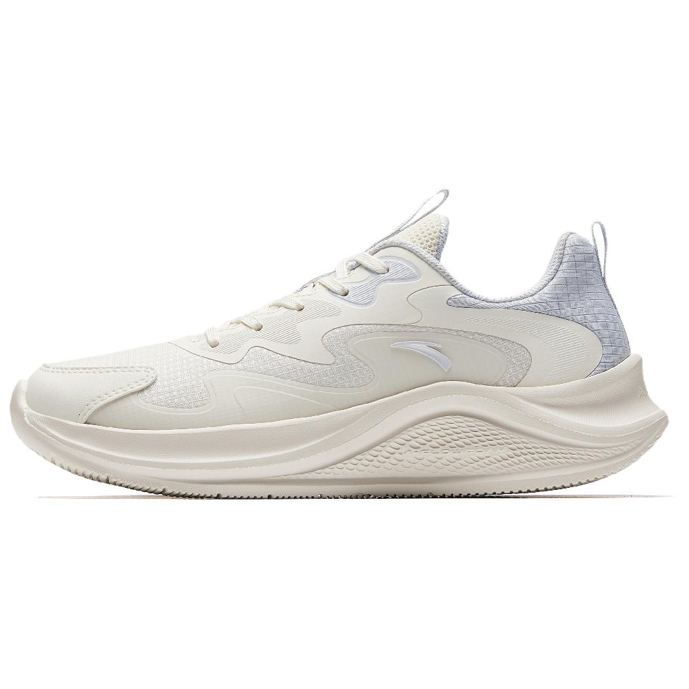 Anta Height Increasing Lightweight Low Top Casual Running Shoes Women's White Purple