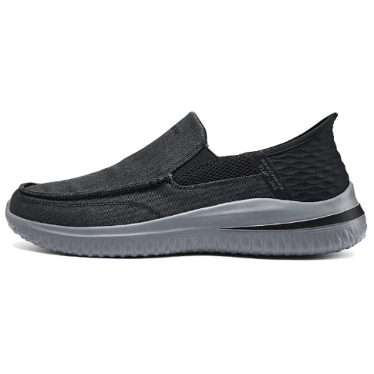 Skechers MENS USA STREET WEAR Breathable Lightweight Rebound Casual Shoes Men's Black